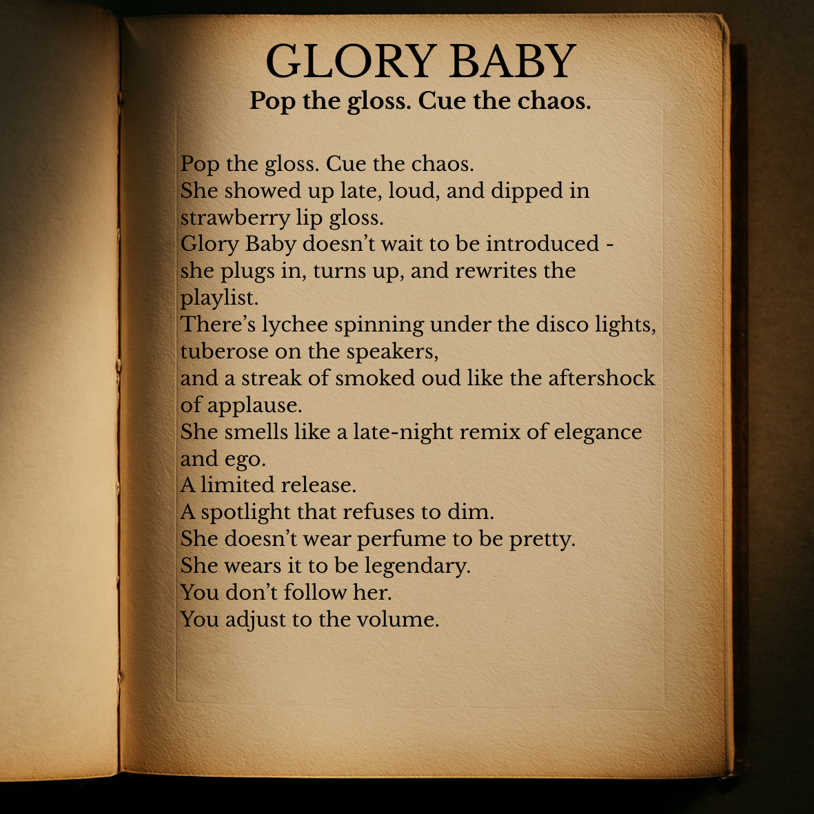 GLORY BABY 50ml Extrait de Parfum